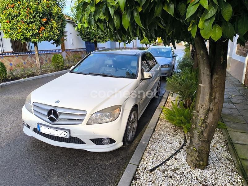 Usado Mercedes C200 Avantgarde 163 CV (119 kW) 2008 Blanco Berlina