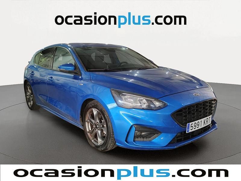 Usado Ford Focus ST-Line 125 CV (91 kW) 2018 Azul Utilitario