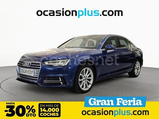 Azul Usado 2017 Audi A4 S-Line Berlina | 23.900 € (Precio justo) - Imagen 1/4