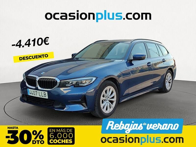 Azul Usado 2020 BMW 320 Familiar | 26.190 € (Precio justo) - Imagen 1/4