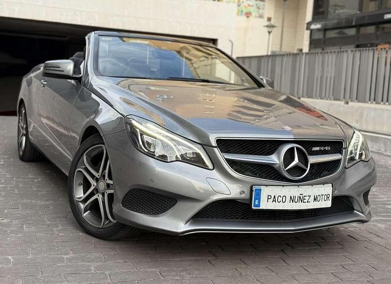 Gris / plata Usado 2015 Mercedes E220 Descapotable | 25.500 € (Un poco caro) - Imagen 1/4