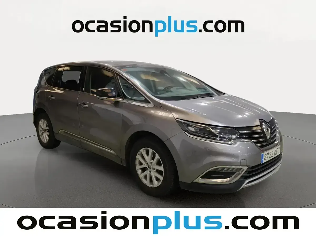 Usado Renault Espace Life 130 CV (95 kW) 2017 Gris Monovolumen