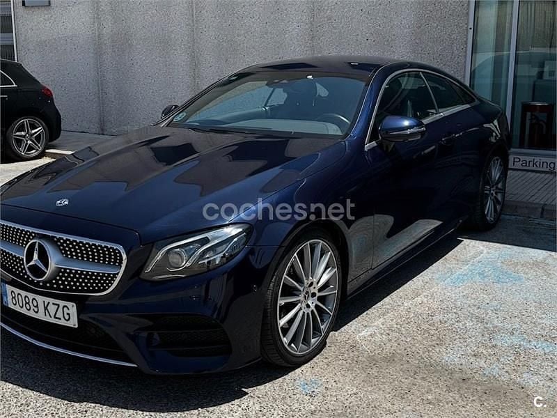 Usado Mercedes E220 194 CV (142 kW) 2019 Azul Coupe