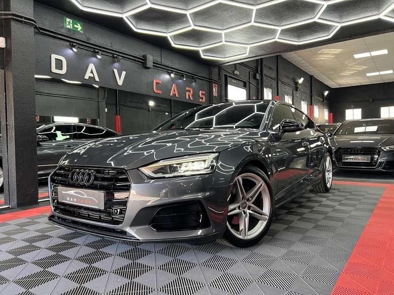 Gris Usado 2019 Audi A5 Sportback Comfort Berlina | 25.990 € (Precio justo) - Imagen 1/4