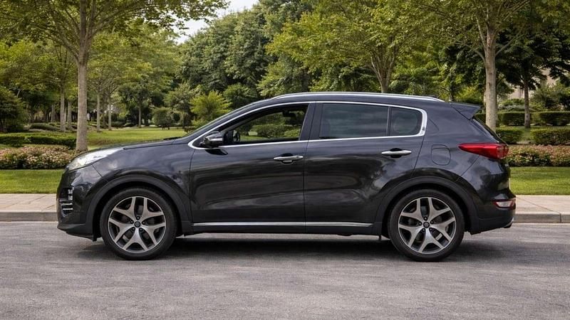 Usado Kia Sportage GT-Line 136 CV (100 kW) 2017 Negro SUV