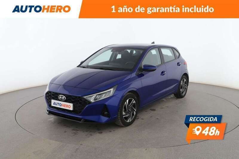 Azul Usado 2021 Hyundai i20 Utilitario | 13.999 € (Precio justo) - Imagen 1/3