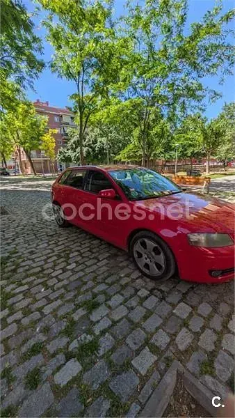 Usado Audi A3 Ambition 140 CV (102 kW) 2007 Rojo Utilitario