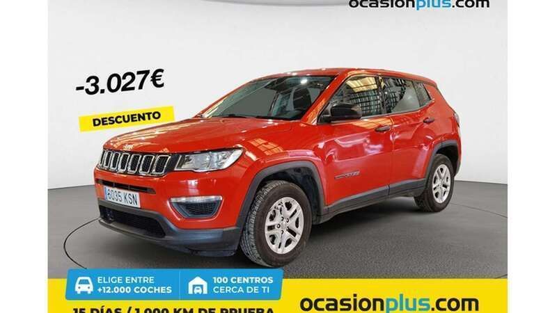 Naranja Usado 2018 Jeep Compass Limited SUV | 13.955 € (Buen precio) - Imagen 1/4