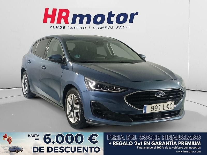 Azul Usado 2022 Ford Focus Trend+ Berlina | 15.390 € (Precio justo) - Imagen 1/4