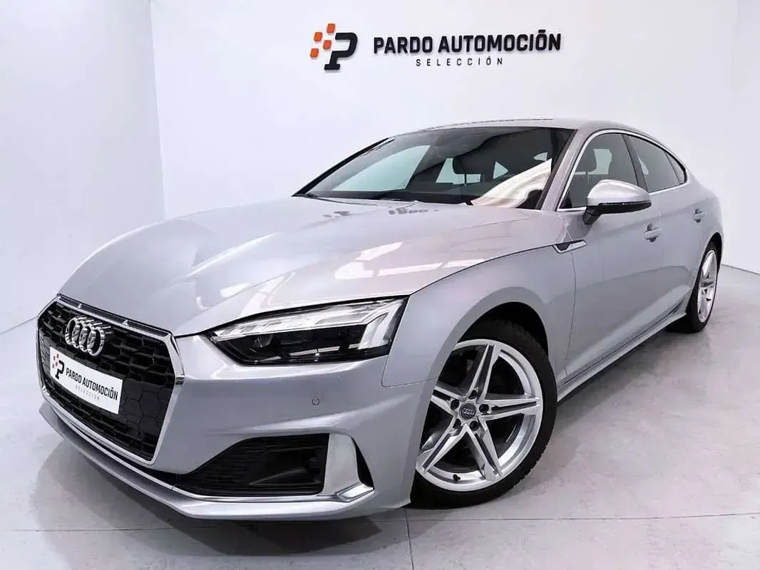 Usado Audi A5 Sportback S-Line 163 CV (119 kW) 2020 Gris Utilitario