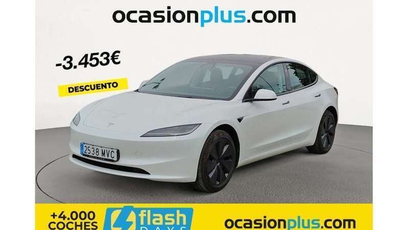 Blanco Usado 2024 Tesla Model 3 Berlina | 34.537 € (Un poco caro) - Imagen 1/4