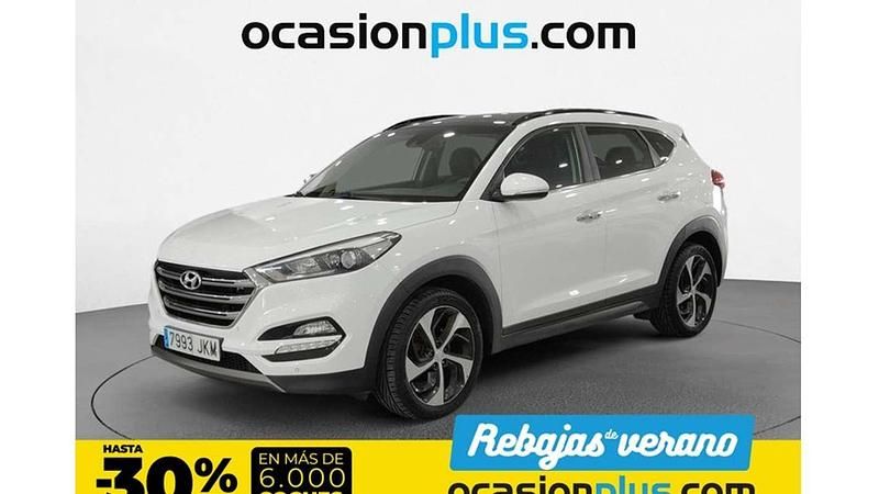 Blanco Usado 2015 Hyundai Tucson SUV | 17.900 € (Precio justo) - Imagen 1/4