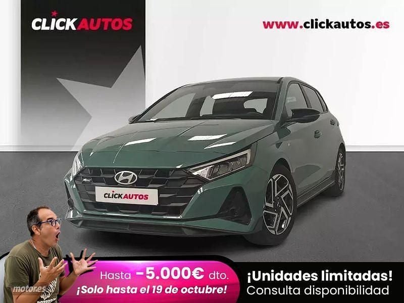 Verde Usado 2025 Hyundai i20 N Line | 19.200 € (Precio justo) - Imagen 1/4