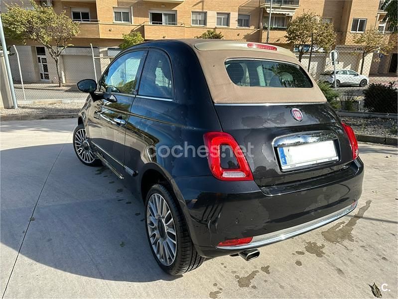Negro Usado 2017 Fiat 500C Lounge Descapotable | 9700 € (Precio justo) - Imagen 1/4