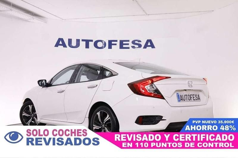 Usado Honda Civic Elegance 120 CV (88 kW) 2018 Blanco Berlina