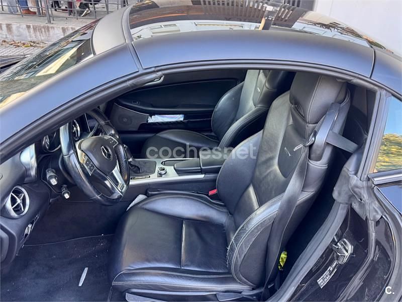 Usado Mercedes SLK200 184 CV (135 kW) 2013 Negro Descapotable