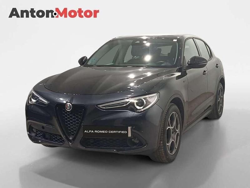 Negro Usado 2021 Alfa Romeo Stelvio Sprint SUV | 24.900 € (Precio justo) - Imagen 1/4