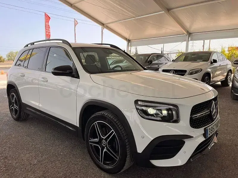 Usado Mercedes GLB200 150 CV (110 kW) 2022 Blanco SUV