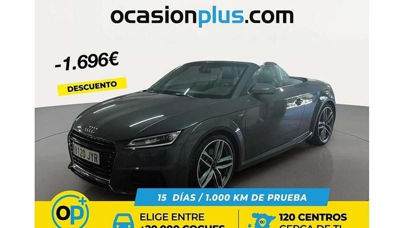 Usado Audi TT S-Line 179 CV (131 kW) 2017 Gris Coupe