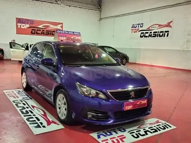 Usado Peugeot 308 Allure 130 CV (95 kW) 2020 Azul Berlina