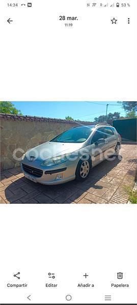 Gris / plata Usado 2007 Peugeot 407 Sport Familiar | 1800 € (Buen precio) - Imagen 1/2