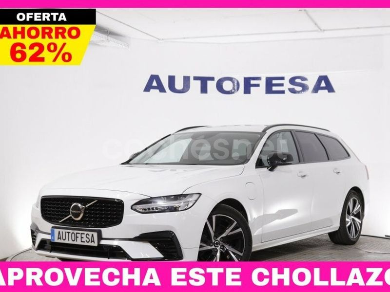 Blanco Usado 2021 Volvo V90 R-Design Familiar | 32.850 € (Super precio) - Imagen 1/4