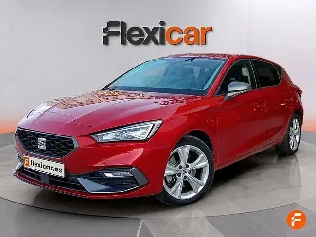Usado Seat Leon FR 204 CV (150 kW) 2021 Rojo Berlina