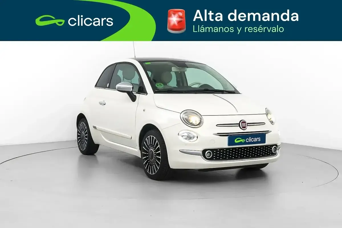 Usado Fiat 500 Mirror 69 HP (50 kW) 2018 Branco Citadino