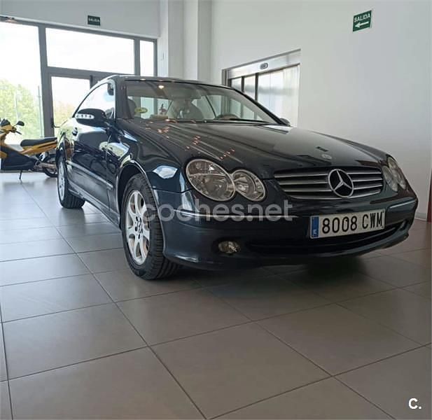 Usado Mercedes CLK200 Elegance 163 CV (119 kW) 2004 Azul Coupe
