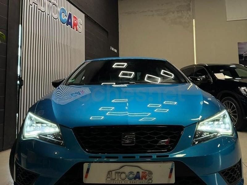 Usado Seat Leon CUPRA 290 CV (213 kW) 2016 Azul Berlina