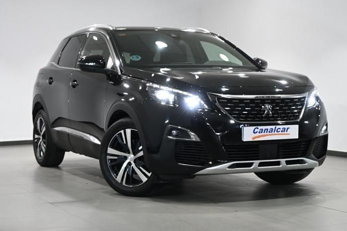 Usado Peugeot 3008 GT-line 131 CV (96 kW) 2019 Negro SUV