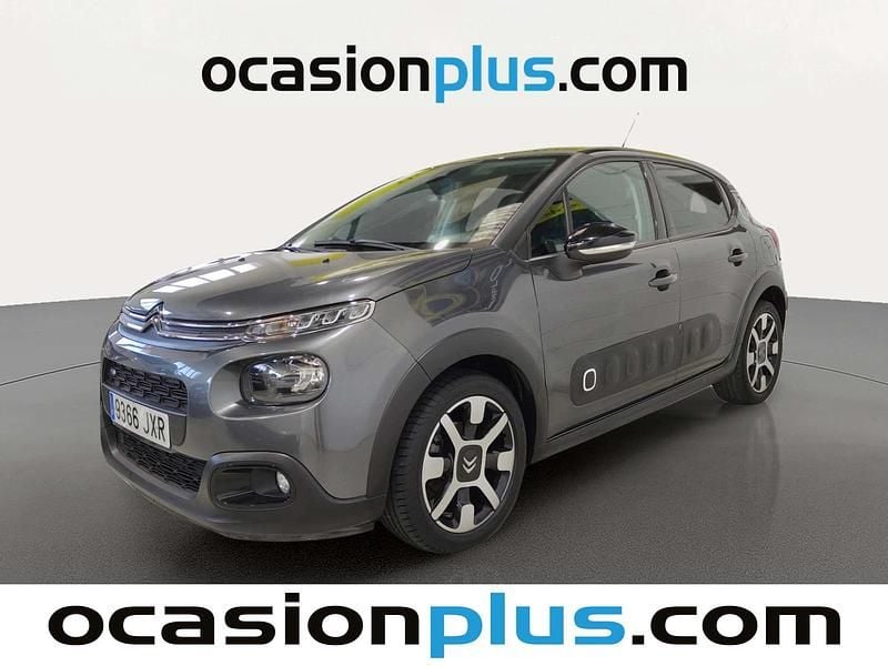 Gris Usado 2017 Citroën C3 PureTech Utilitario | 9167 € (Caro) - Imagen 1/4