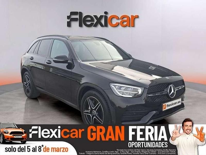 Usado Mercedes GLC220 170 CV (125 kW) 2020 Negro SUV