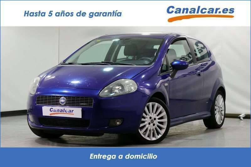 Azul Usado 2008 Fiat Grande Punto Sport Utilitario | 3611 € (Buen precio) - Imagen 1/4