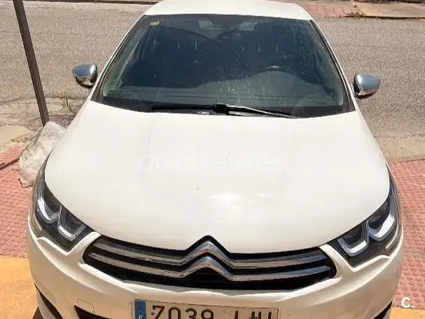 Usado Citroën C4 Feel 110 CV (80 kW) 2015 Blanco Berlina