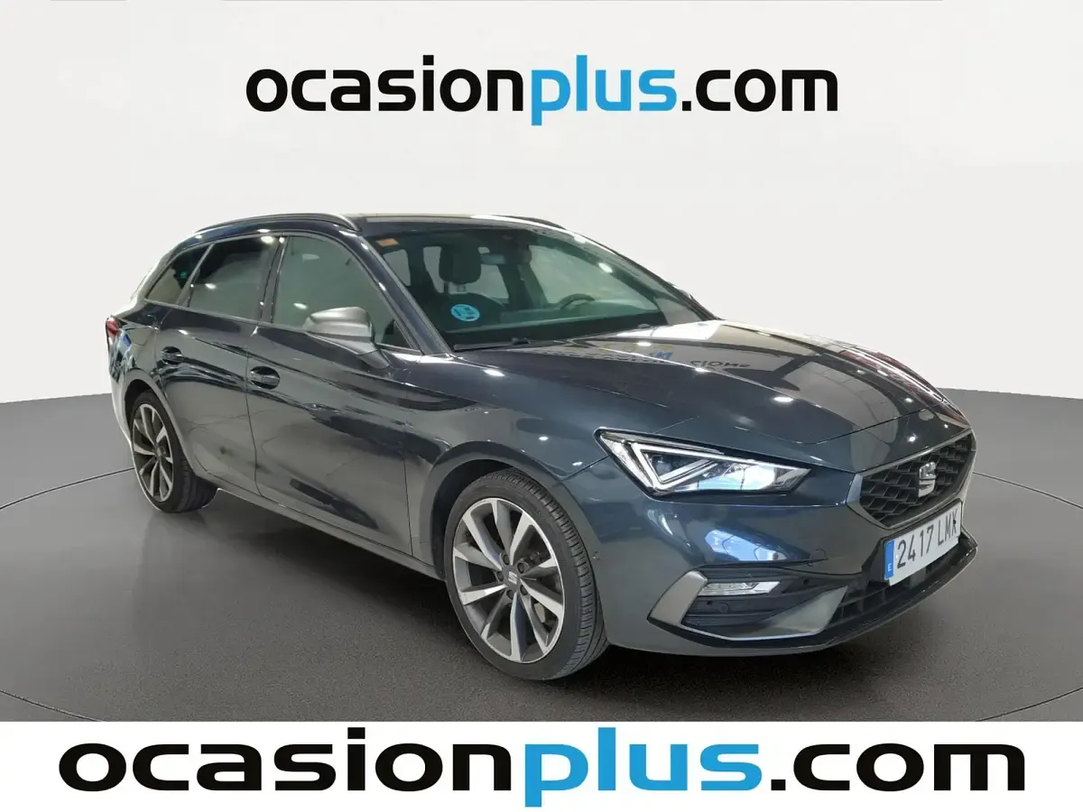 Usado Seat Leon FR 150 CV (110 kW) 2021 Gris Monovolumen