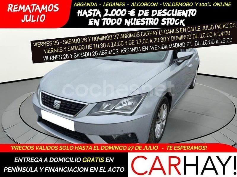 Gris / plata Usado 2018 Seat Leon Style Berlina | 12.690 € (Precio justo) - Imagen 1/4