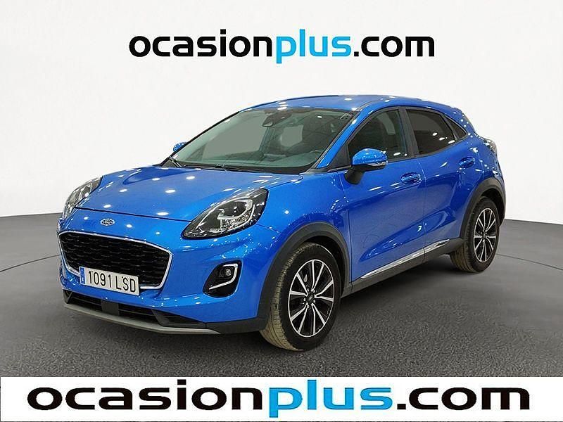 Azul Usado 2021 Ford Puma Titanium SUV | 14.264 € (Precio justo) - Imagen 1/4