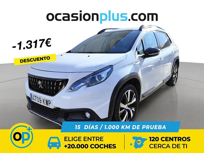 Usado Peugeot 2008 GT-line 120 CV (88 kW) 2019 Blanco SUV