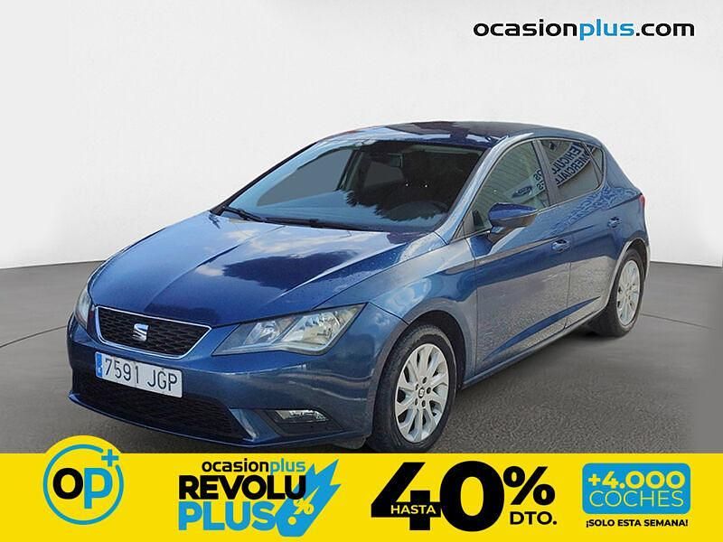 Usado Seat Leon Style 105 CV (77 kW) 2015 Azul Utilitario