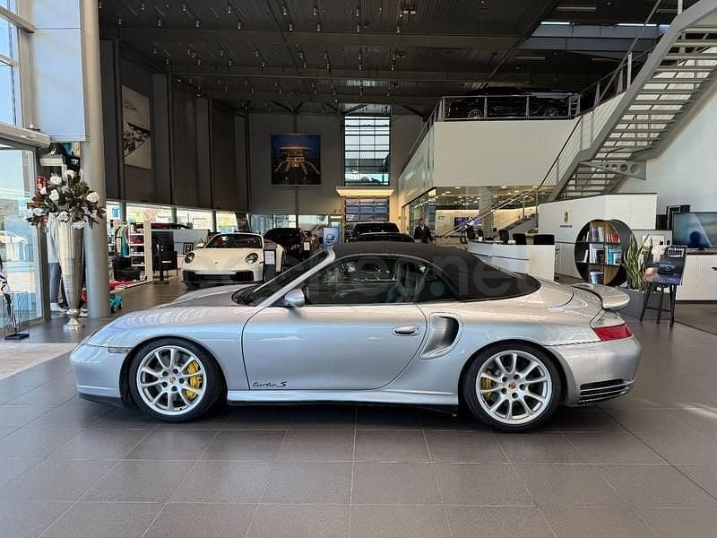 Usado Porsche 911 Turbo S Cabriolet 450 CV (330 kW) 2005 Gris / plata Descapotable