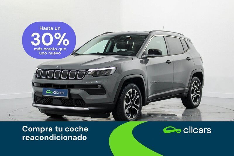 Gris Usado 2021 Jeep Compass Limited SUV | 20.990 € (Precio justo) - Imagen 1/4