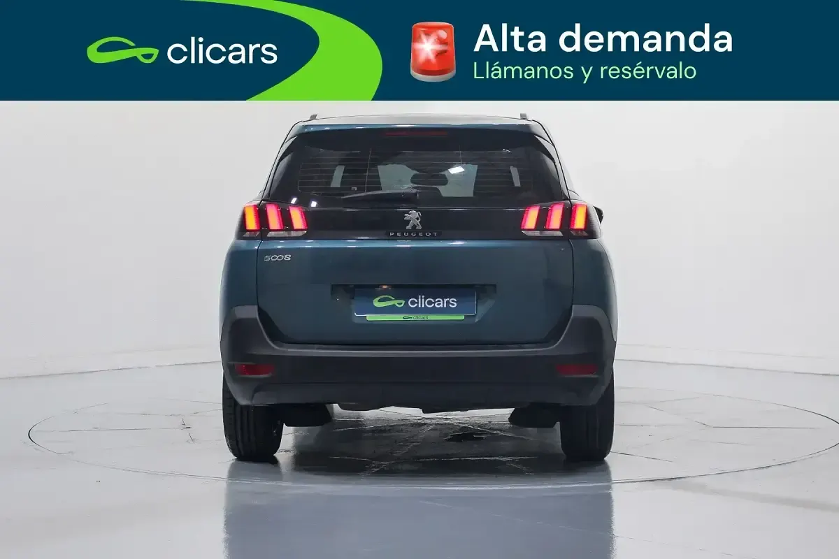 Usado Peugeot 5008 Active 130 CV (95 kW) 2019 Azul SUV