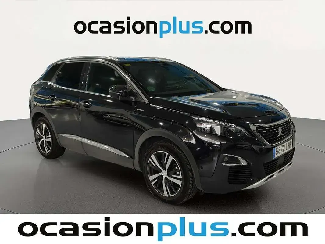 Usado Peugeot 3008 GT-line 131 CV (96 kW) 2020 Negro SUV