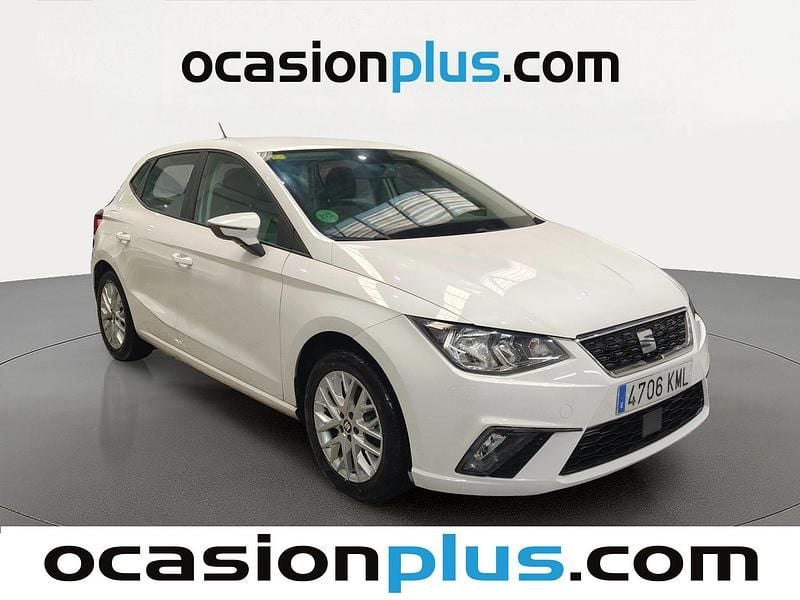 Usado Seat Ibiza Style 95 CV (69 kW) 2018 Blanco Utilitario