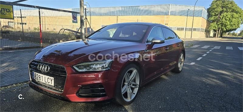 Usado Audi A5 Sportback Sport 218 CV (160 kW) 2017 Granate Utilitario