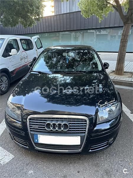 Negro Usado 2006 Audi A3 Ambiente Berlina | 5300 € (Super precio) - Imagen 1/4