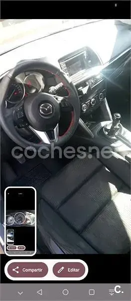Usado Mazda CX-5 Style 165 CV (121 kW) 2012 Gris / plata SUV