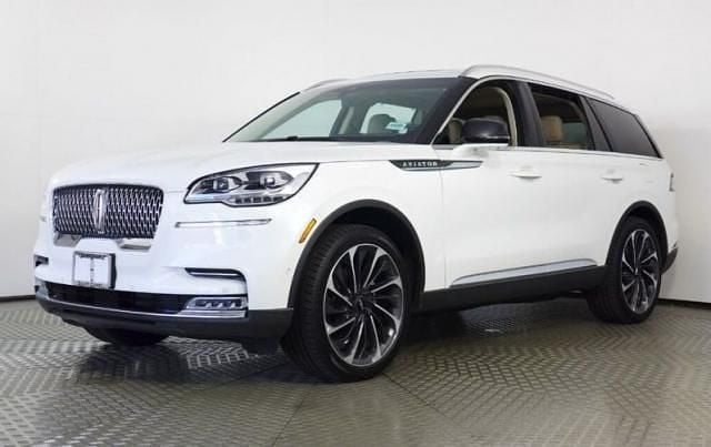Blanco Usado 2020 Lincoln Aviator SUV | 78.600 € - Imagen 1/4