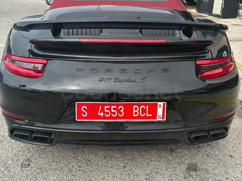 Usado Porsche 911 Turbo S Cabriolet 580 CV (426 kW) 2016 Negro Descapotable